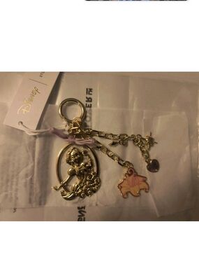 Stoney Clover Lane Disney Princess Rapunzel Charm Keychain